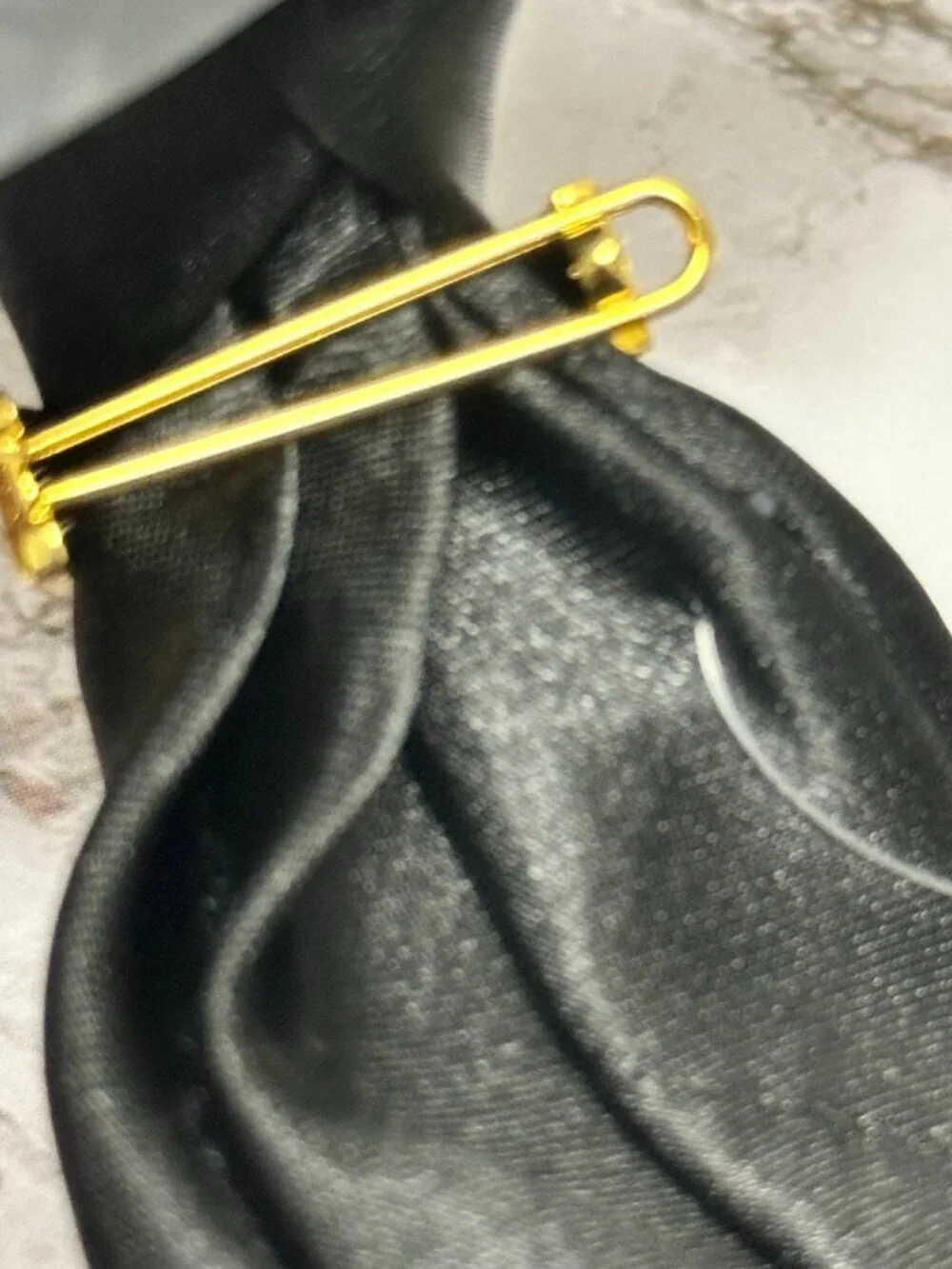 3 for $30 Mens Metal Tie Ring Dollar Money Sign Gold Tone Neckties Clip